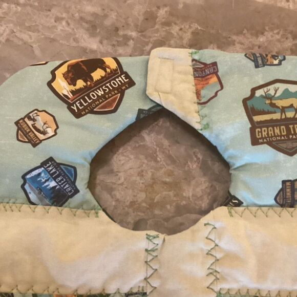 Hand Crafted NWOT National Parks Reversible Baby Bib $12 ea. or 3/$25 - Picture 4 of 7